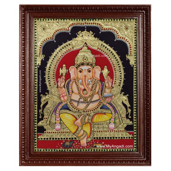 Ganesha Tanjore Painting Ganesha Tanjore Painting