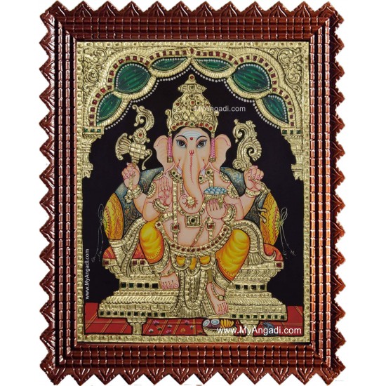 Ganesha Tanjore Painting Ganesha Tanjore Painting