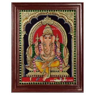 Vinayakar Tanjore Painting