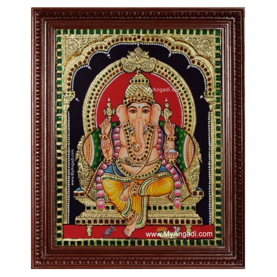 Vinayakar Tanjore Painting Vinayakar Tanjore Painting
