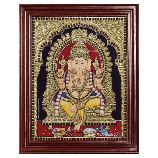 Ganesha Tanjore Painting