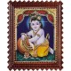 Butter Krishna Tanjore Painting Butter Krishna Tanjore Painting
