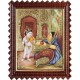 Krishna Buying Fruits Tanjore Painting Krishna Buying Fruits Tanjore Painting