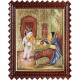 Krishna Buying Fruits Tanjore Painting