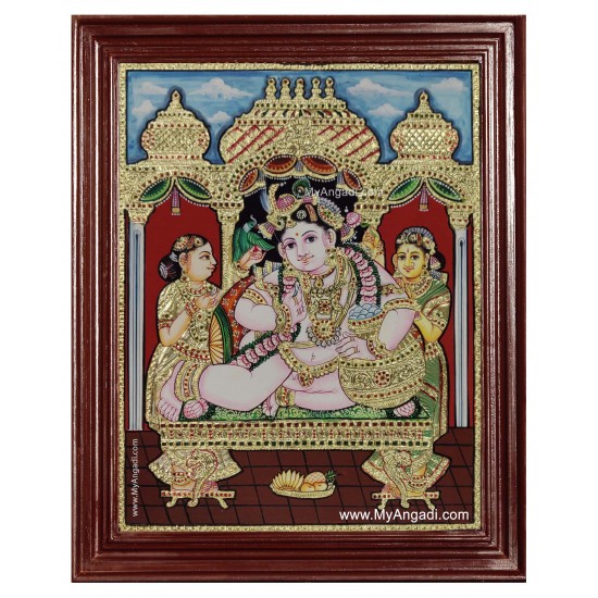 Krishna Durbar Painting