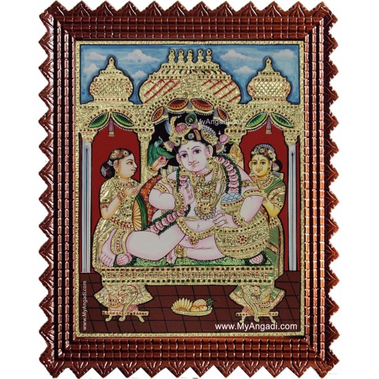 Krishna Durbar Painting Krishna Durbar Painting