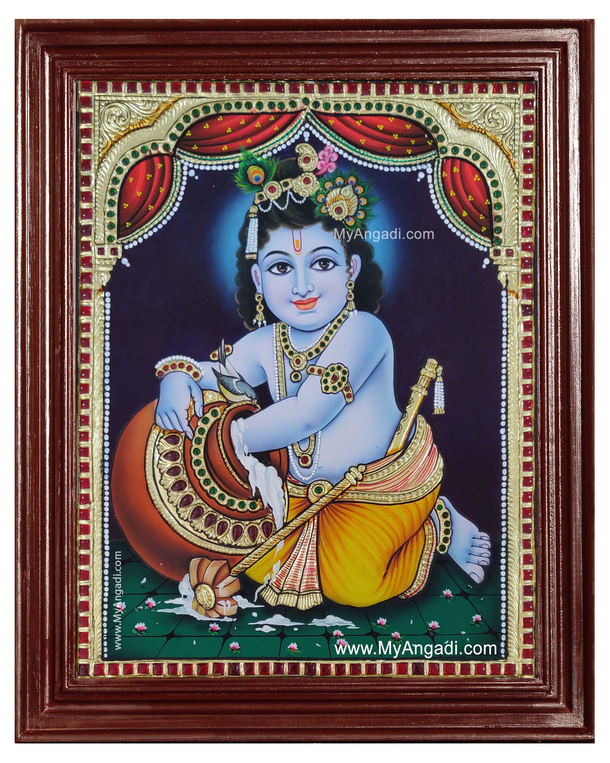 Krishnan Pot Krishna And The Butter