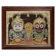 Jagannath - Krishna Balaram Subathra Tanjore Painting Jagannath - Krishna Balaram Subathra Tanjore Painting