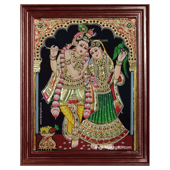 Radhe Krishna Tanjore Painting