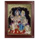 Shiva Family Paarvathi Ganesh Murugan Tanjore Painting