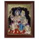 Shiva Family Paarvathi Ganesh Murugan Tanjore Painting