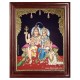 Shiva Family Paarvathi Ganesh Murugan Tanjore Painting