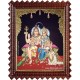 Shiva Family Paarvathi Ganesh Murugan Tanjore Painting