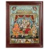 Shiva Family Paarvathi Ganesh Murugan Tanjore Painting