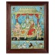 Shiva Family Paarvathi Ganesh Murugan Tanjore Painting