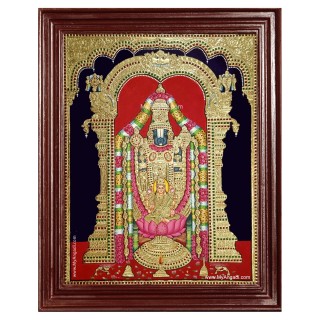 Balaji Lakshmi Tanjore Painting