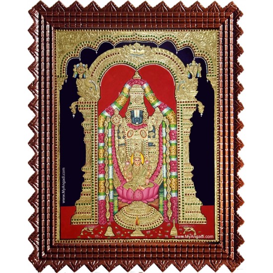 Balaji Lakshmi Tanjore Painting