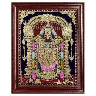 Balaji Lakshmi Tanjore Painting