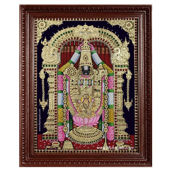 Balaji Lakshmi Tanjore Painting