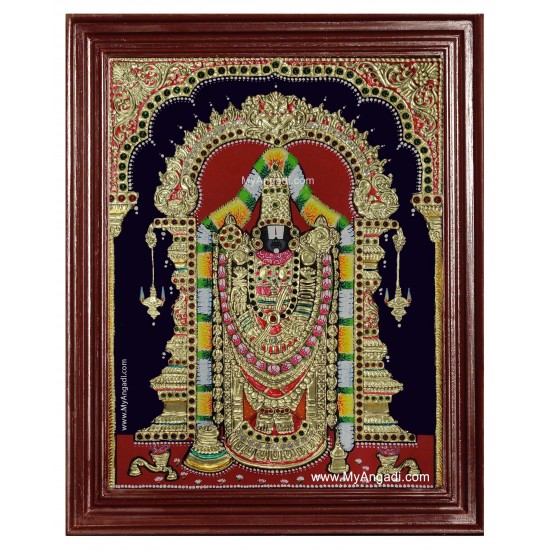 Balaji Lakshmi Tanjore Painting Balaji Lakshmi Tanjore Painting