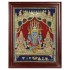 Vishnu Sri Devi Bhoo Devi Tanjore Painting