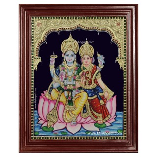 Lakshmi Narayanan Tanjore Painting