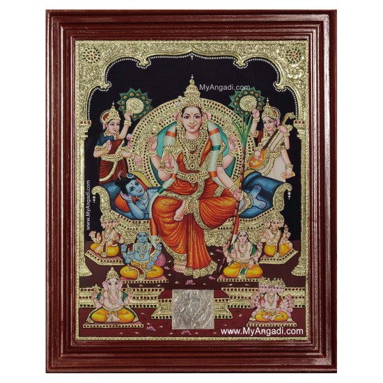 Raja Rajeswari Tanjore Painting