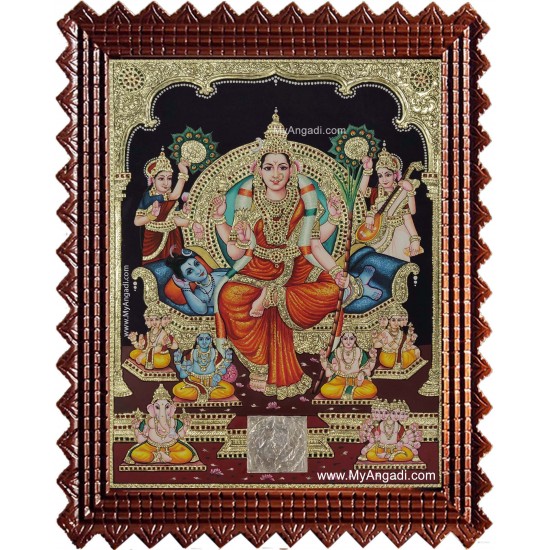 Raja Rajeswari Tanjore Painting