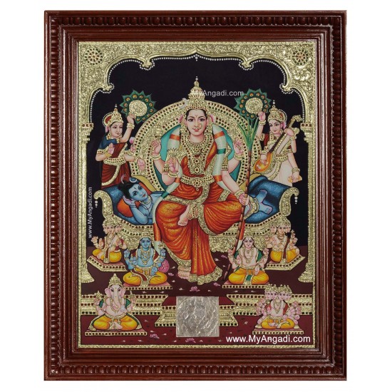 Raja Rajeswari Tanjore Painting