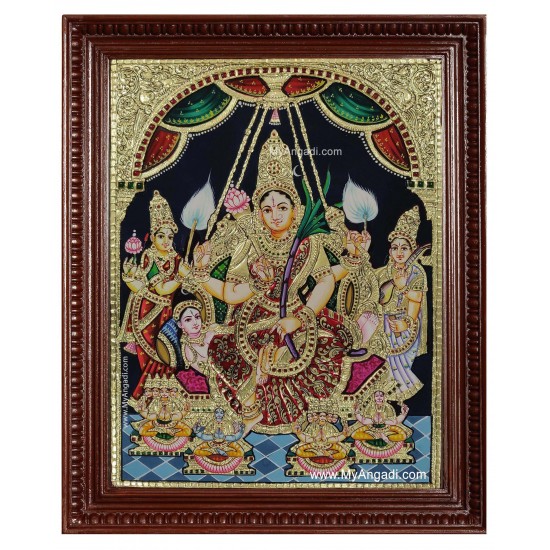 Raja Rajeshwari Tanjore Painting Raja Rajeshwari Tanjore Painting