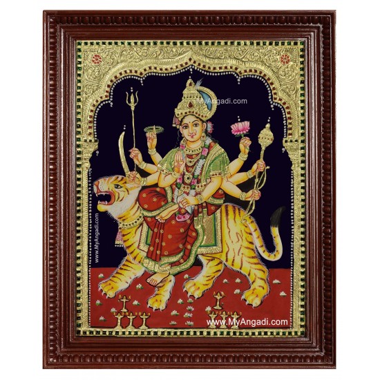 Durga Devi Tanjore Painting