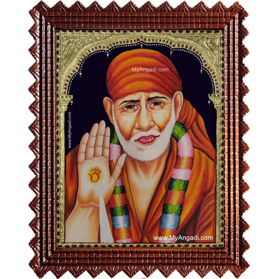 Sai Baba Tanjore Painting Sai Baba Tanjore Painting