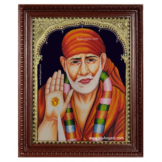 Sai Baba Tanjore Painting Sai Baba Tanjore Painting