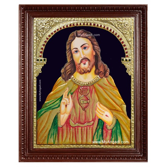 Jesus Tanjore Painting Jesus Tanjore Painting