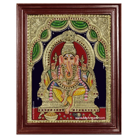 Ganesha Tanjore Painting