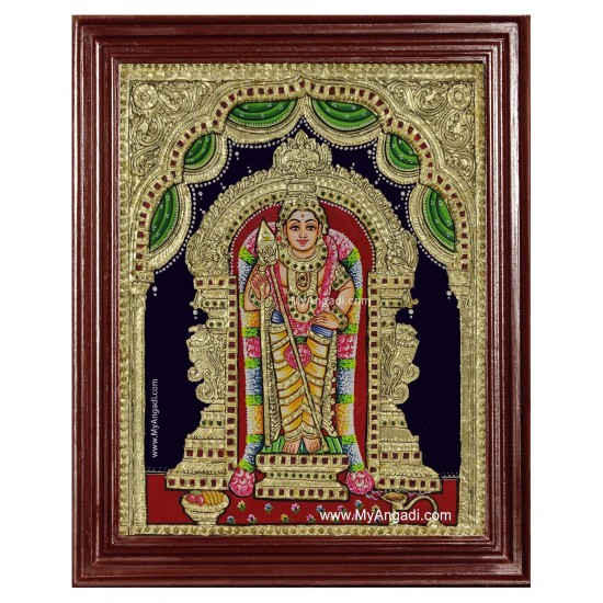 Murugan Tanjore Painting Murugan Tanjore Painting