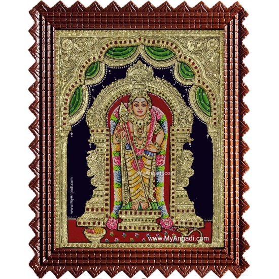 Murugan Tanjore Painting Murugan Tanjore Painting