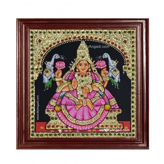 Gaja Lakshmi Ashtlakshmi Tanjore Painting Gaja Lakshmi Ashtlakshmi Tanjore Painting