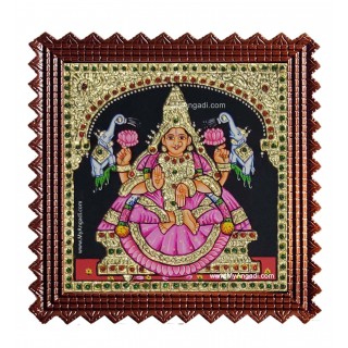 Gaja Lakshmi Ashtlakshmi Tanjore Painting