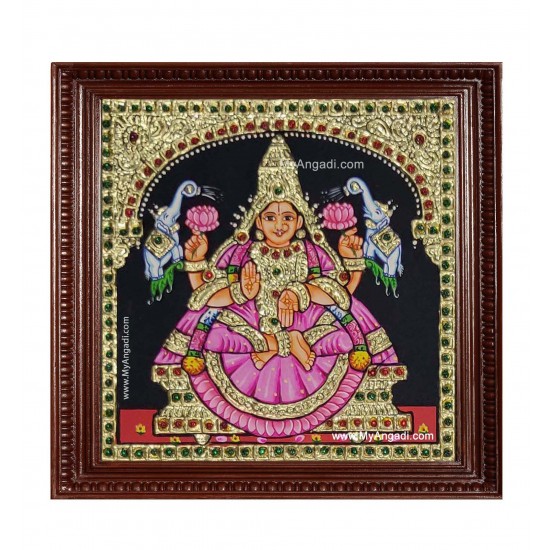 Gaja Lakshmi Ashtlakshmi Tanjore Painting Gaja Lakshmi Ashtlakshmi Tanjore Painting