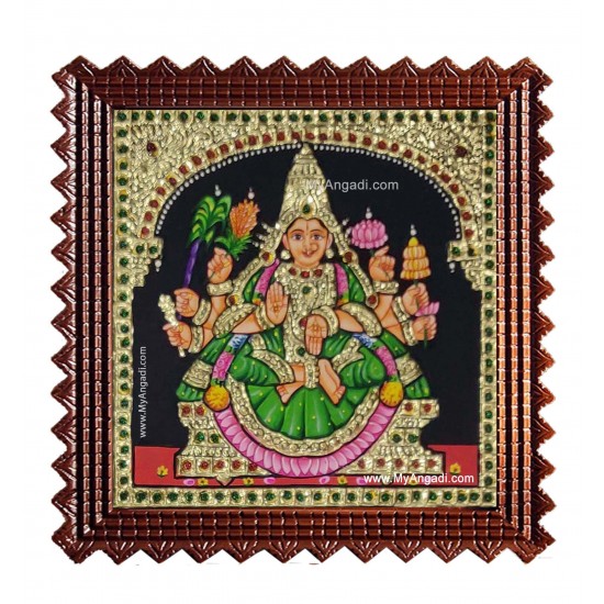 Dhanya Lakshmi Ashtlakshmi Tanjore Painting Dhanya Lakshmi Ashtlakshmi Tanjore Painting