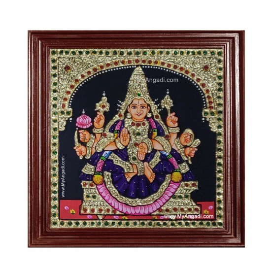 Vijaya Lakshmi Ashtlakshmi Tanjore Painting Vijaya Lakshmi Ashtlakshmi Tanjore Painting