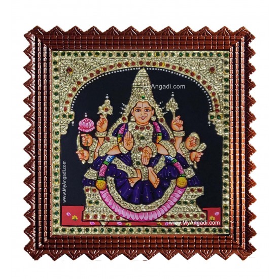 Vijaya Lakshmi Ashtlakshmi Tanjore Painting Vijaya Lakshmi Ashtlakshmi Tanjore Painting
