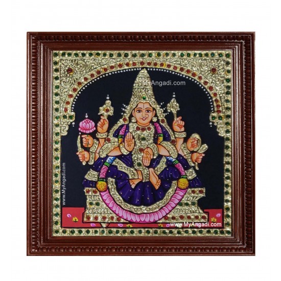 Vijaya Lakshmi Ashtlakshmi Tanjore Painting Vijaya Lakshmi Ashtlakshmi Tanjore Painting