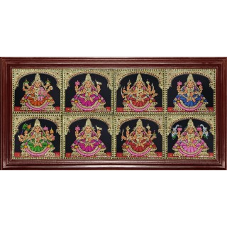 Ashta Lakshmi Tanjore Painting