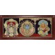 Balaji Ellama Renuka Devi Lakshmi Narasimmar Tanjore Painting Balaji Ellama Renuka Devi Lakshmi Narasimmar Tanjore Painting