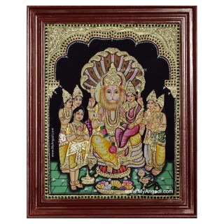 Lakshmi Narasimmar Tanjore Painting