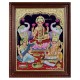 Lakshmi Ganesha Saraswathi Tanjore Painting