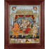 Siva Family Paarvathi Ganesh Murugan Tanjore Painting