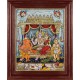 Siva Family Paarvathi Ganesh Murugan Tanjore Painting